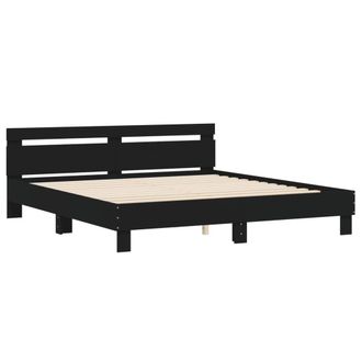 Berkfield Home Durable Bed Frame without Mattress Black 160x200 cm