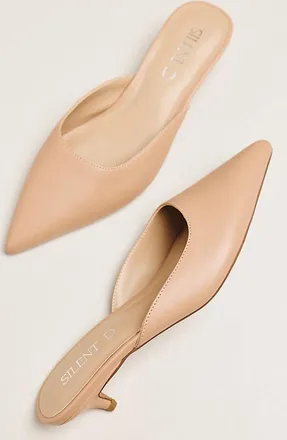 Silent D Bonnie Kitten Heel Mules