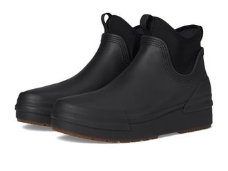 L.L.Bean Bean Light Wellie Boots Pull On Womens Rain Boots Dark Black : 9 B - Medium, Rubber