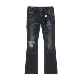 Cult of Individuality Cults Carpenter Lenny Bootcut Jeans in Vintage Black