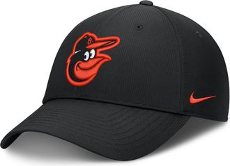 Nike Baltimore Orioles Club Nike Mens Dri-FIT MLB Adjustable Hat in Black | NB0200AOLE-T0X