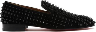 Christian Louboutin Flat Schoenen - Heren - Loafers - Zwart - 40 EU - Schoenen
