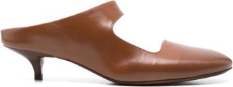 Mars&egrave;ll Stijlvolle Sabot Schoenen - Dames - Muiltjes - Bruin - 40 EU - Schoenen