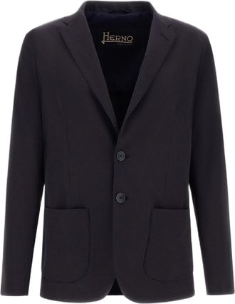 Herno Tailored Regular-Fit Blazer In Fine Virgin Wool