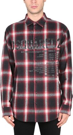Dsquared2 Multicolor Regular Plaid Shirt