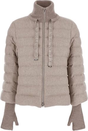 Herno Giacca trapuntata a collo alto - Grigio