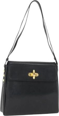 Ferragamo Pre-owned Shoulder Bag - Dames - Vintage Schoudertas - Zwart - ONE Size - Leer - Vintage