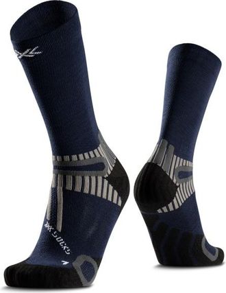 X Socks Hike Perform Merino Crew Wandersocken - Unisex | blau