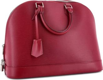 Louis Vuitton Alma Handbag Epi Leather MM satchel - Roze