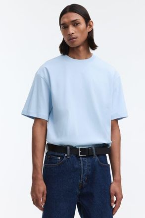 H&M Oversized Fit T-shirt in Light Blue at Nordstrom, Size Xx-Large
