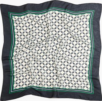 H&M Gemustertes Tuch - Blue