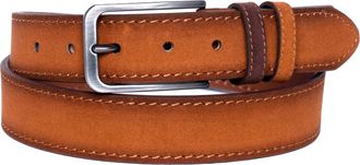 Vella Pais Ferrara Tan Suede Mens Belt