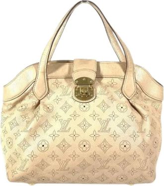 Louis Vuitton Pre-owned Handbags, female, Beige, Size: ONE SIZE Pre-owned Mahina Tote bag