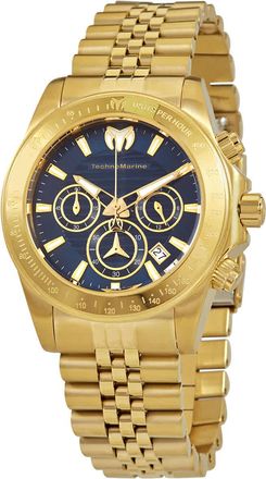 Technomarine Manta Ray Chronograph Blue Dial Mens Watch TM-219024