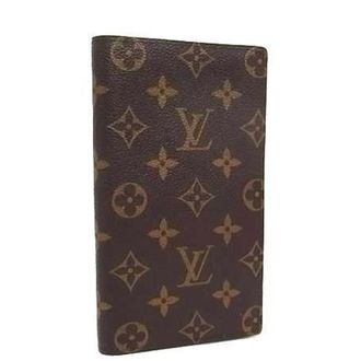Louis Vuitton Brown Pvc Long Wallet (Bi-Fold) (Pre-Owned)