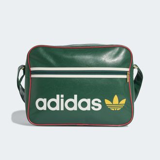 adidas Sporttasche ADIDAS ORIGINALS OG AIRLINER, Damen, collegiate gr&uuml;n, Obermaterial: 100% Polyurethan, Taschen Sporttasche, Schultertasche im angesagten Re