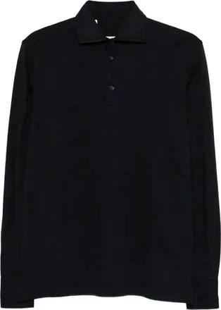 Maurizio Baldassari Polo a maniche lunghe - Blu