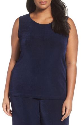 Vikki Vi Tank Top in Navy at Nordstrom, Size 1X