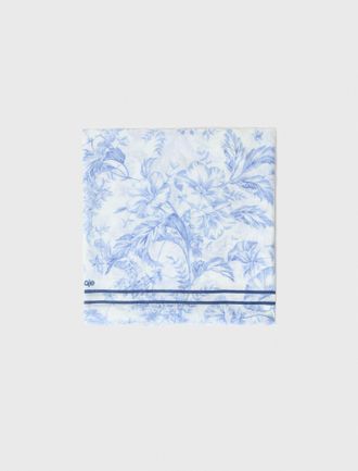 Maje Floral Print Wool Blend Shawl - Multi-coloured - Maje