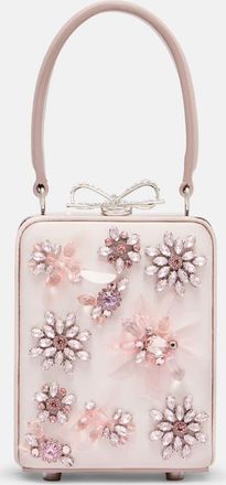 Self Portrait Borsa a tracolla Micro con cristalli