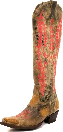 Old Gringo Womens Mayra Bug Boots In Tan