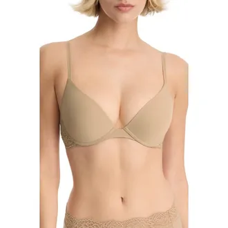 Skarlett Blue Divine Multi-way Plunge Push-up Bra in Black at Nordstrom, Size 32Ddd