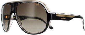 Carrera Aviator Unisex Black Gold Brown Gradient Speedway/N - One Size