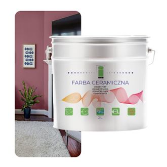 OEM Pintura Cer&aacute;mica Lavable Para Pared Rosa Turca 2l Resistente A Las Manchas