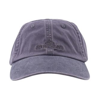 Stone Island Caps, male, Blue, Size: ONE SIZE Baseball Cap
