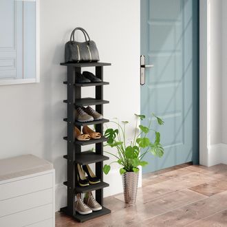 Vicco Armario Para Zapatos Sara, Antracita, 26.7 X 110 Cm