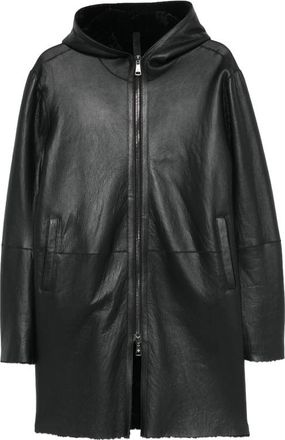 Tagliatore Wilson Hooded Leather Jacket