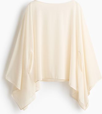 H&M Mesh-Cape - White