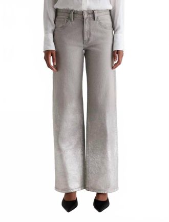 AG - Adriano Goldschmied Adria Low-Rise Jean In Silver Myst