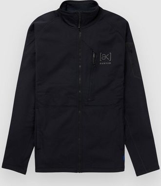 Burton ak Bkr Str Flc Fz Sudadera con Cremallero negro