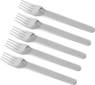 HAY Sunday Cutlery Gabel-Set, Edelstahl (5-teilig)