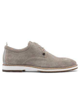 Rehab sneakers leer effen beige