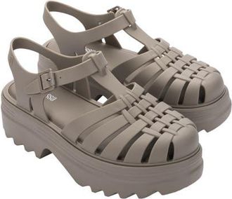 Melissa Possession Platform II Sandal in Dark Beige at Nordstrom, Size 10