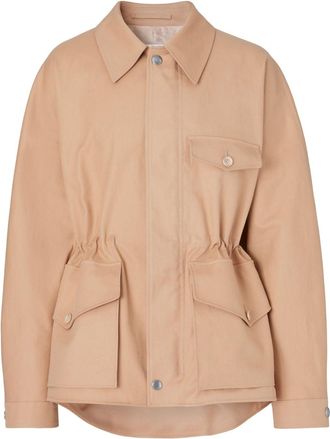Burberry gabardine cotton jacket - men - Cotton - 50 - Neutrals