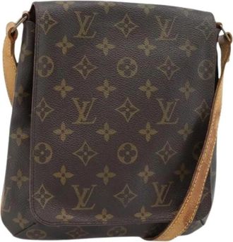 Louis Vuitton Pre-owned Cross Body Bag - Dames - Vintage Schoudertas - Bruin - ONE Size - Leer - Vintage