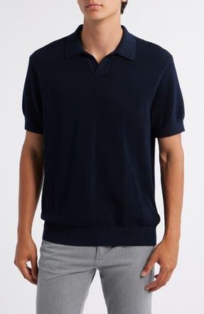 Rodd & Gunn Avalon Johnny Collar Polo in Midnight at Nordstrom Rack, Size Xx-Large