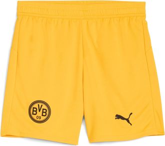 Puma Trainingsshorts PUMA BVB SHORTS REPLICA JR, Damen, Gr. 140, N-Gr, gelb sizzle, Web, Obermaterial: 100% Polyester, unifarben, regular fit kniefrei, Hos
