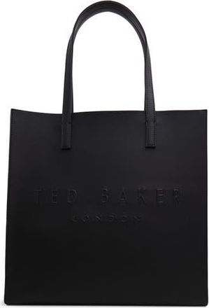 Ted Baker Soocon Faux Leather Tote in Black at Nordstrom Rack