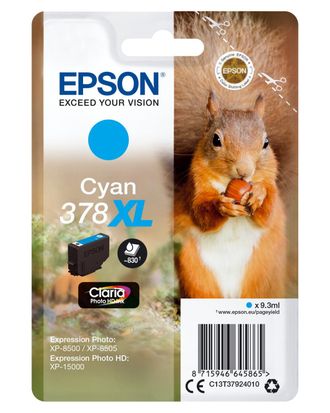 Epson Squirrel C13t37924020 Cartucho De Tinta 1 Pieza(s) Original Alto Rendimiento (xl) Cian