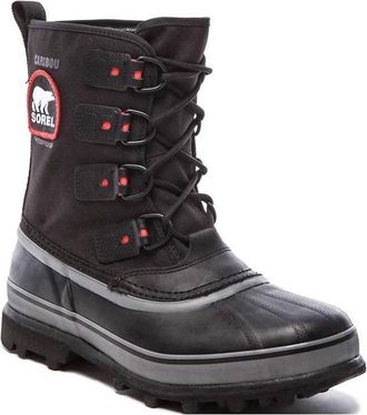 Sorel Mens Caribou Xt Waterproof Boots In Black/shale