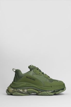 Balenciaga Sneakers Triple s in tecnico verde