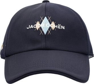 Jacob Cohen Wollen Baseballpet - Heren - Petten - Blauw - ONE Size - Wol - Accessoires