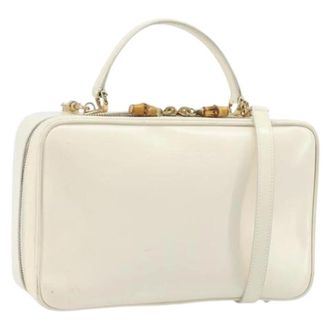 Gucci Pre-owned Handbags, female, White, Size: ONE SIZE Pre-owned Vintage Hand Bag