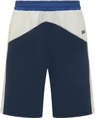GCDS Navy Blue Logo Shorts