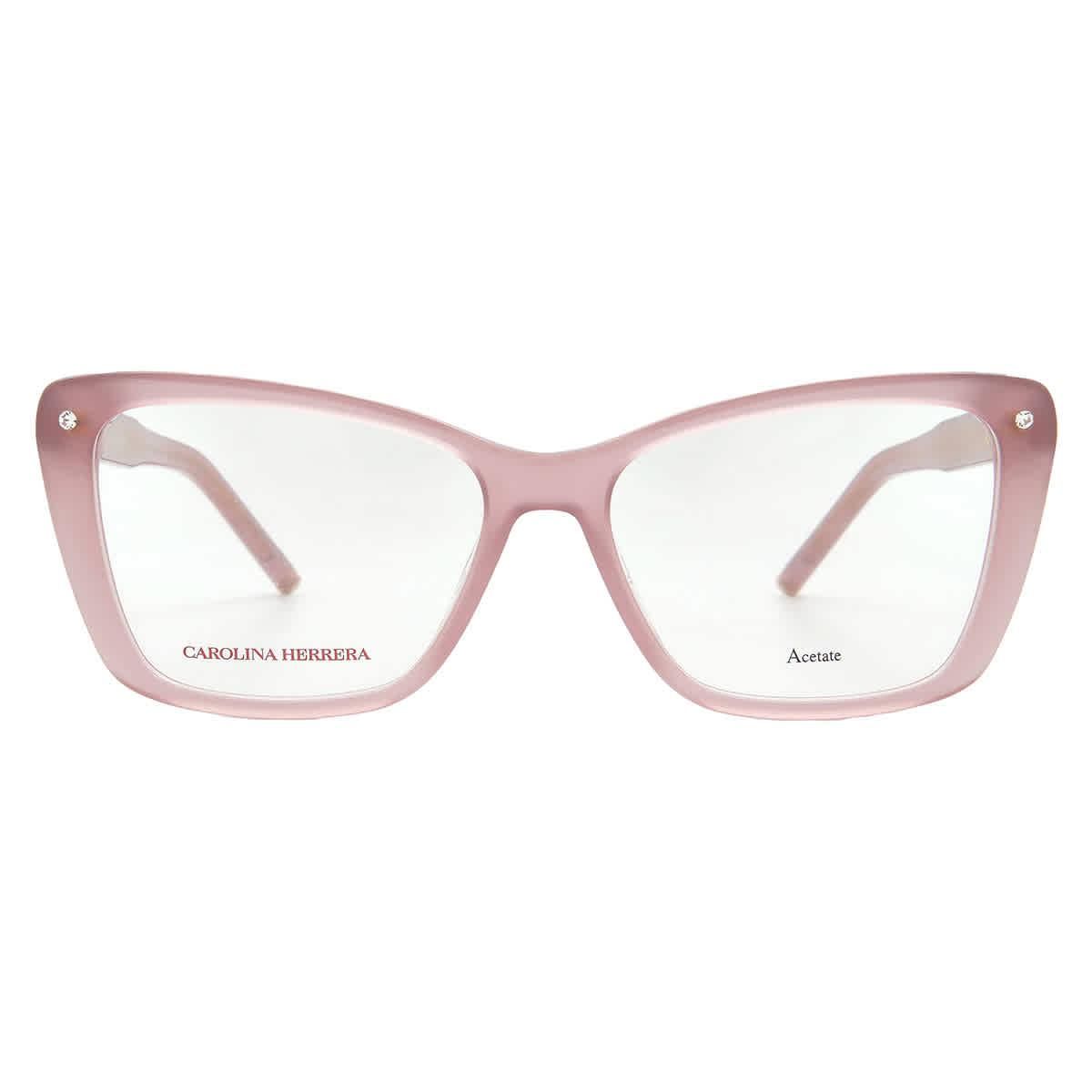 Carolina Herrera cat-eye frame logo-detail glasses - women  display picture 1