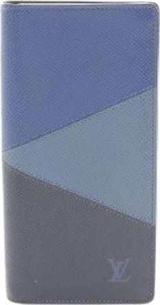Louis Vuitton Pre-owned Wallets, male, Multicolor, Size: ONE SIZE Pre-owned Portefeuille Brazza Taiga Long Wallet